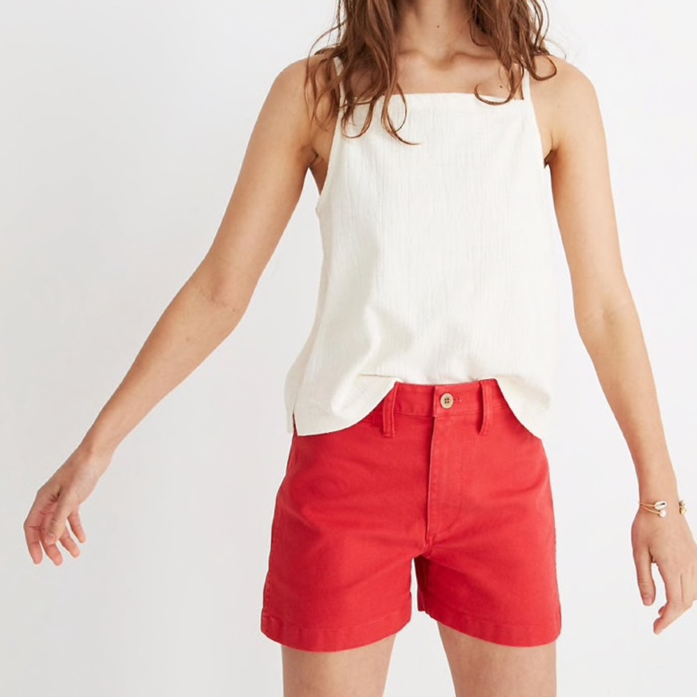 Madewell Emmett shorts 29 in red, vintage cut